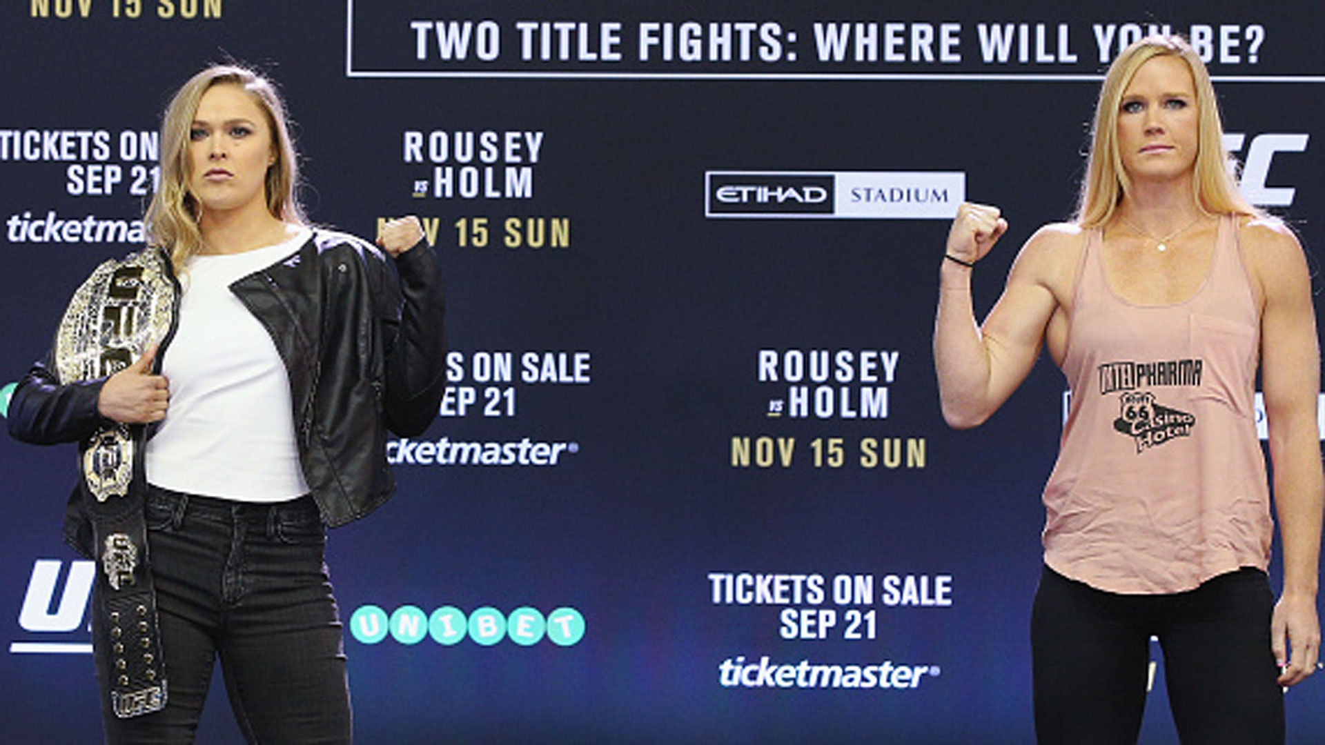 ronda rousey vs holly holm