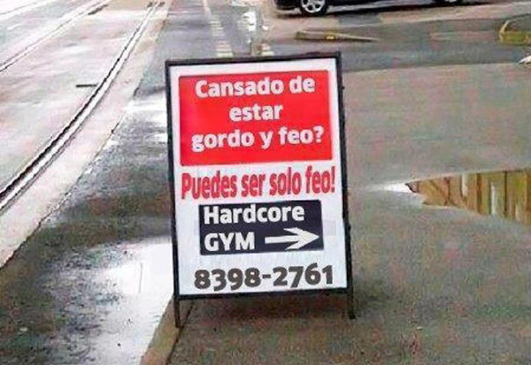 Anuncios de gimnasio 