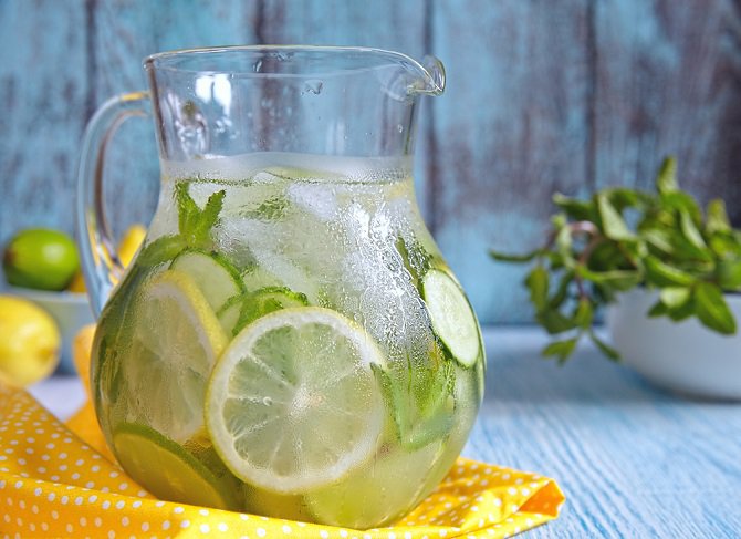 Recetas de aguas detox