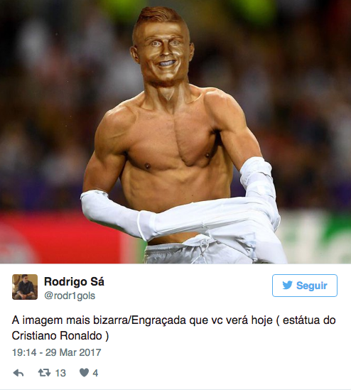 Las mejores reacciones busto Cristiano Ronaldo 