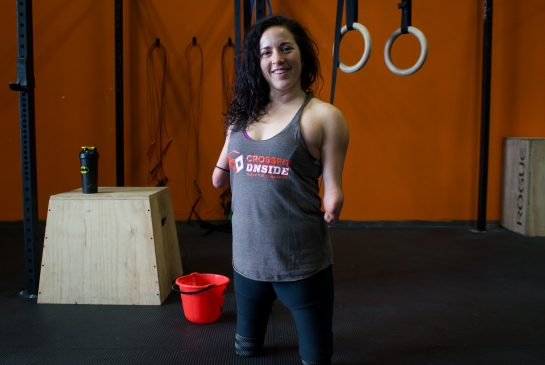 Lindsay Hilton, mujer sin extremidades aficionada al crossfit 