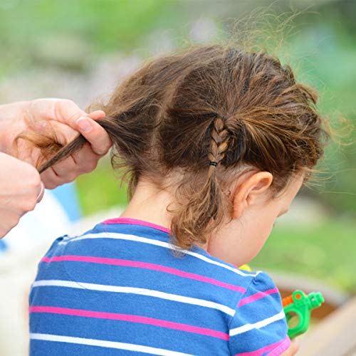 2000 piezas Goma de Pelo Mini bandas Multicolor Lazo de Pelo Elástico Banda de Goma para Niñas Bebés, Especialmente para Niñas Pequeñas