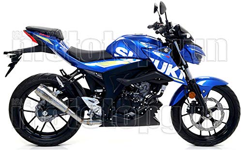 ARROW ESCAPE COMPLETO CATALIZADO Y HOMOLOGADO PRO-RACE CON FONDO INOX EN NICHROM COMPATIBLE CON SUZUKI GSX-S 125 2017 17 71871PRI + 71681KZ