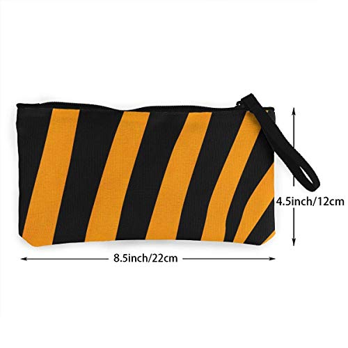 Billetera Unisex, monederos, Monedero de Lona, ​​Fondo de Tigre, Monedero con Cremallera de aduana, Billetera para Efectivo, Banco, Pasaporte de Coche