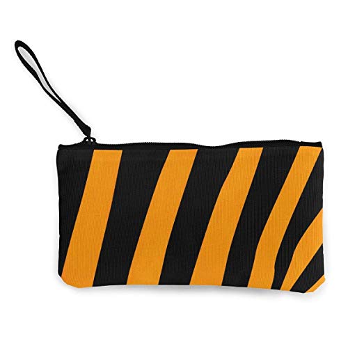 Billetera Unisex, monederos, Monedero de Lona, ​​Fondo de Tigre, Monedero con Cremallera de aduana, Billetera para Efectivo, Banco, Pasaporte de Coche