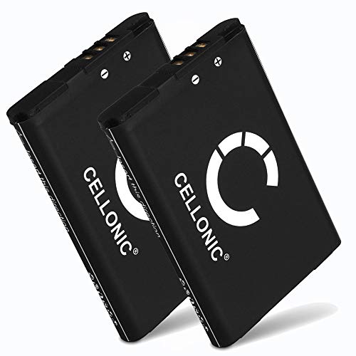 CELLONIC 2X Batería Premium Compatible con Nintendo 2DS / New 2DS XL / 3DS / Wii U Pro Controller, CTR-003, CTR-001 1300mAh Pila Repuesto bateria