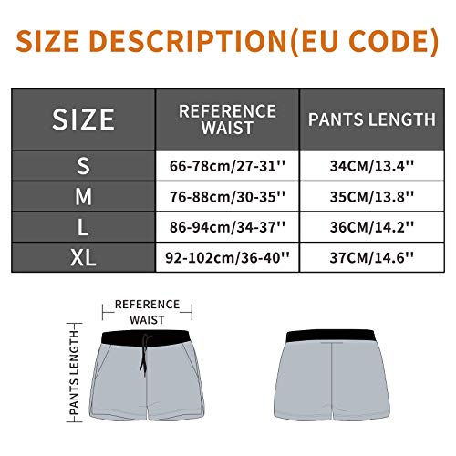 Kfnire Bañadores de natación, Pantalones Cortos de los Hombres de Secado rápido Playa Surf Corriendo Pantalones Cortos de natación Boxeadores Ligero Shorts (EU L=Tag XL, Verde)