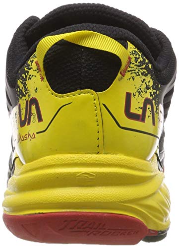 La Sportiva Akasha Trail Running Calzado para Hombre, Multicolor (Red/Black/Yellow), 41.5 EU