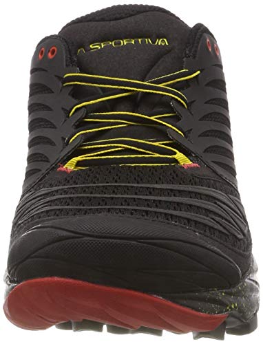 La Sportiva Akasha Trail Running Calzado para Hombre, Multicolor (Red/Black/Yellow), 41.5 EU