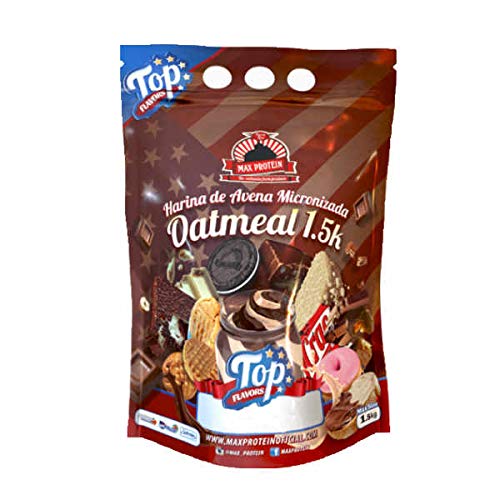 Max Protein Oatmeal Top Flavors 15Kg Turrón Crujiente De Chocolate Blanco Saco 15Kg 300 g