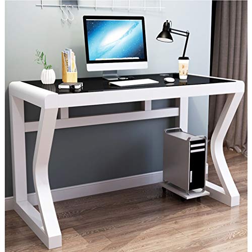 Mesa de ordenador Escritorio de la computadora, escritorio, casa sencilla, dormitorio, alquiler, estudiante de escritorio, vidrio templado, un escritorio, una mesa pequeña, escritorio escritorio, mesa