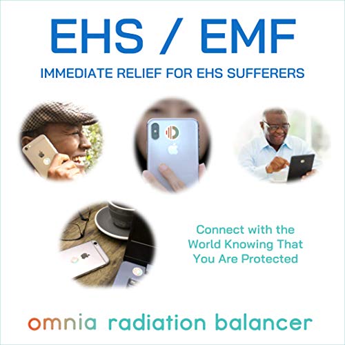 Omnia Radiation Balancer hace todos los dispositivos radiantes EMF seguros - teléfonos, routers, Smart Meters, relojes. Parche superadhesivo al instante equilibra cualquier campo de radiación, inc. 5G