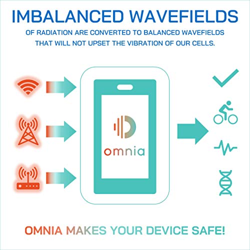 Omnia Radiation Balancer hace todos los dispositivos radiantes EMF seguros - teléfonos, routers, Smart Meters, relojes. Parche superadhesivo al instante equilibra cualquier campo de radiación, inc. 5G