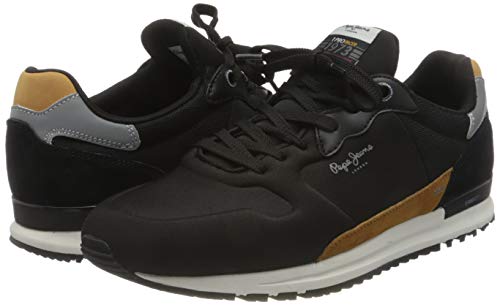 Pepe Jeans London Tinker Pro Racer 0.4, Zapatillas para Hombre, 999black, 41 EU