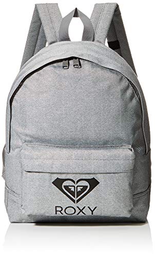 Roxy Sugar Baby Solid Logo, Mochila. para Mujer, Heritage Heather, Medium