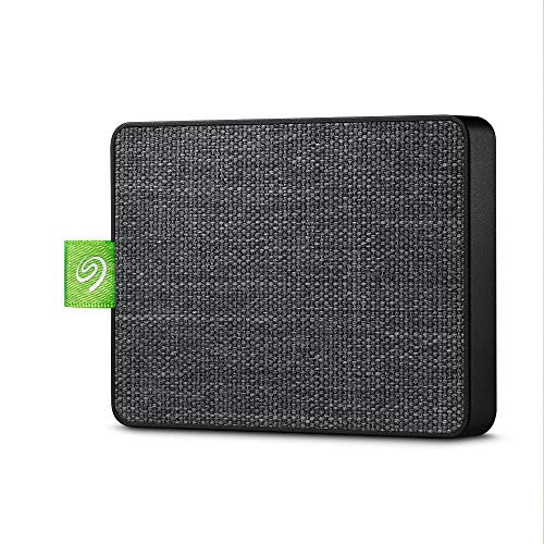 Seagate Technology Ultra Touch SSD de 1 TB, Disco Duro Externo Portátil SSD, Negro, USB-C USB 3.0 para PC & MAC, 4 meses del Plan Adobe Creative Cloud Photography (STJW1000401)