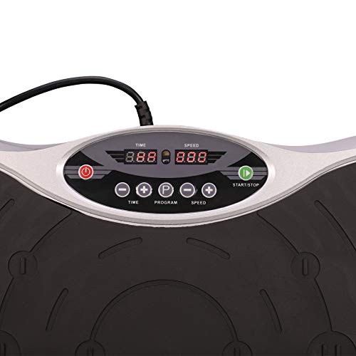 Sfeomi Plataforma Vibratoria con Capacidad de 120kg Plataforma Vibratoria de Fitness con Bandas Fitness Plate Vibration 99 Niveles de Velocidad de Vibración para Ejercicios Musculares (200W)