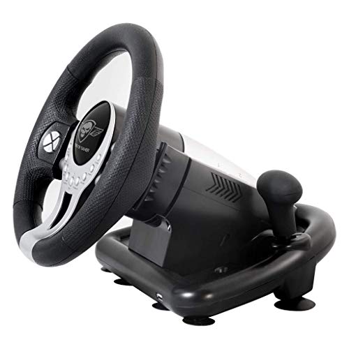 SPIRIT OF GAMER – RACE WHEEL PRO 2 – Volante De Juego Con Pedales, Palanca De Cambios – Rotación Del Volante – Soporte De Montaje - Motor De Vibración Dual - PS4 / XBOX ONE / PC / SWITCH