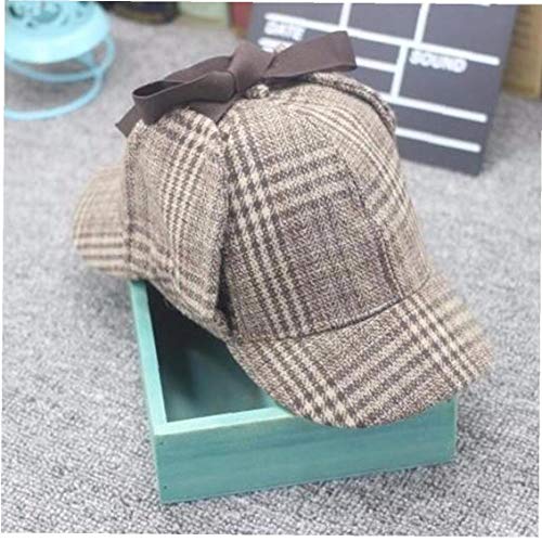 Zonfer El Detective de Cosplay del Casquillo Unisex Detective Sherlock Gorra de Cazador Nuevas Boinas de Vestuario para Hombres y Mujeres