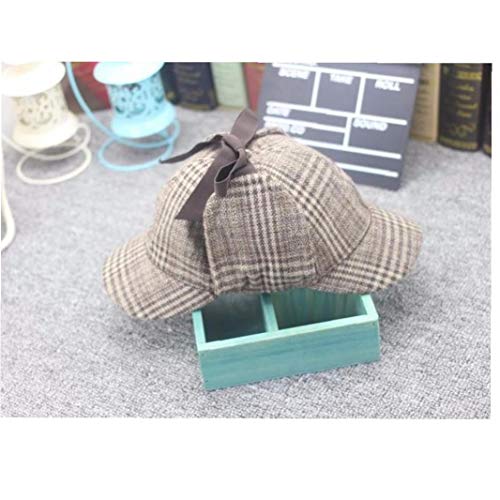 Zonfer El Detective de Cosplay del Casquillo Unisex Detective Sherlock Gorra de Cazador Nuevas Boinas de Vestuario para Hombres y Mujeres