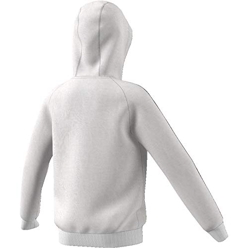 adidas Core 18 Hoody Sudadera con Capucha, Niños, White/Black, 116