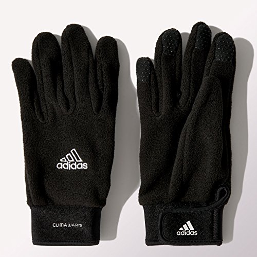 adidas Fieldplayer - Guantes para hombre, color negro / blanco - 5 UK