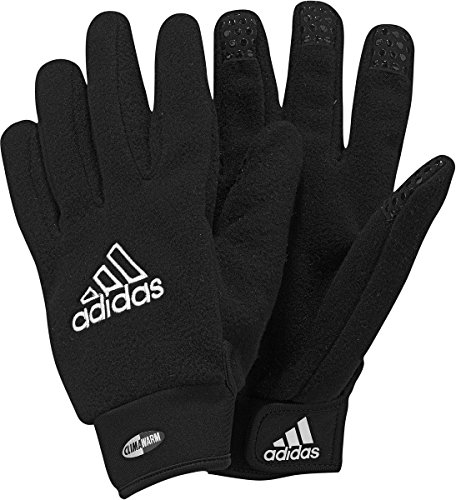 adidas Fieldplayer - Guantes para hombre, color negro / blanco - 5 UK