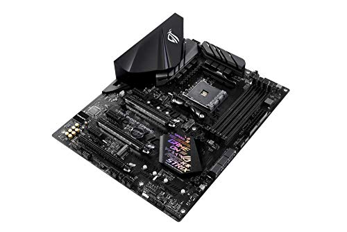 ASUS ROG STRIX B450-F GAMING - Placa base de gaming ATX AMD AM4 B450 con soporte DDR4 3200 MHz, SATA 6 Gbps, HDMI 2.0, dos M.2 NVMe, USB 3.1 Gen. 2 e iluminación Aura Sync RGB LED, soporta Ryzen 3000