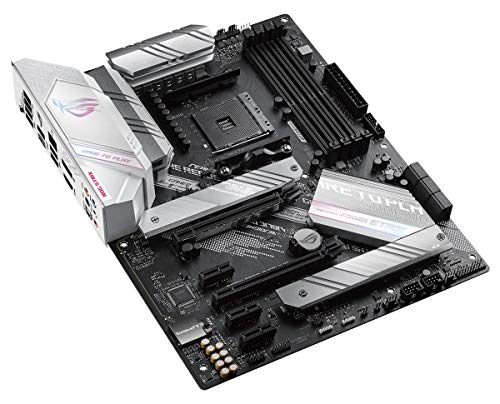 ASUS Rog Strix B550-A Gaming - Placa Base de Gaming ATX AM4 AMD B550 Ryzen (PCIE 4.0, etapas de Potencia agrupadas, Intel 2.5Gb Ethernet, Dos M.2 con disipadores, SATA 6 Gbps, Aura Sync RGB)