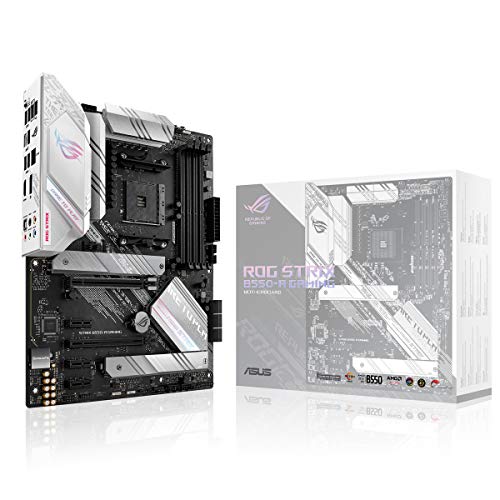 ASUS Rog Strix B550-A Gaming - Placa Base de Gaming ATX AM4 AMD B550 Ryzen (PCIE 4.0, etapas de Potencia agrupadas, Intel 2.5Gb Ethernet, Dos M.2 con disipadores, SATA 6 Gbps, Aura Sync RGB)