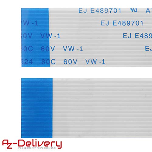 AZDelivery Cable de cinta flexible de repuesto Flex Cable 100 cm para Raspberry Pi Cámara/Pantalla con eBook incluido