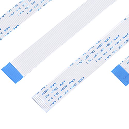 Cable de cinta de 15 pines, 30cm 50 cm 100 cm FFC Flex Ribbon Cable para Raspberry Pi Módulo Cámara 3Pcs / Set