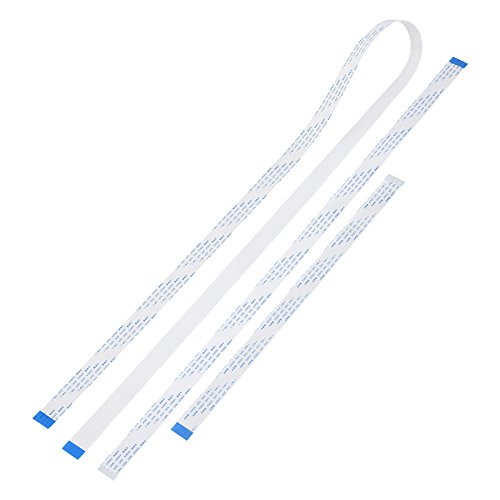 Cable de cinta de 15 pines, 30cm 50 cm 100 cm FFC Flex Ribbon Cable para Raspberry Pi Módulo Cámara 3Pcs / Set