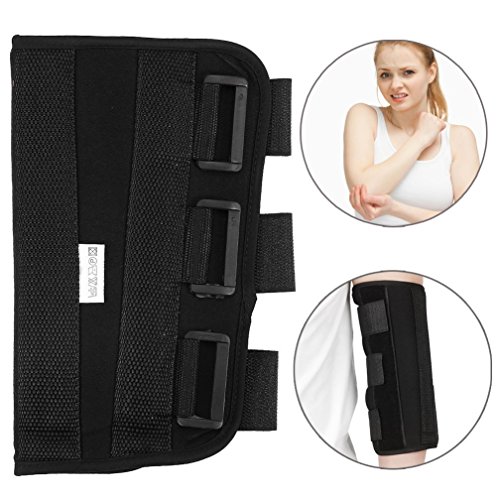 Codera Fixation Brace transpiratoria Invierno Style Superior extremidad Articulación giratoria Corrección orthesen Cinta Pad Cinturón Apoyo guardabrazo(M)