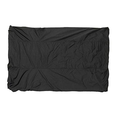 Cubierta Protectora de la máquina de Remo Negra, 285x51x89cm Cubiertas para Equipos de Ejercicios, Cubierta de la máquina de Remo Impermeable al Aire Libre, Cubierta de Polvo de poliéster con