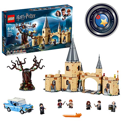 LEGO Harry Potter - Sauce Boxeador de Hogwarts, Juguete de Construcción del Mundo Mágico con Minifiguras de Harry Potter, Ron Weasley, Hermione Granger, Severus Snape y Otros Personajes (75953)