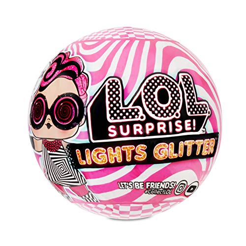 L.O.L. Surprise! Muñecas de Moda Coleccionables - con 8 Sorpresas, Modas y Accesorios - Incluye Revelado de Luz Negra - Muñeca Brillo de Luces