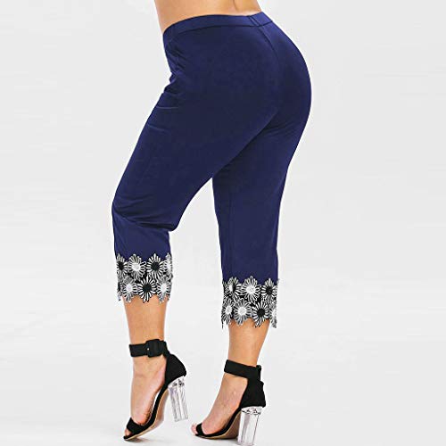 Luckycat Mujer 3/4 Leggings Piratas Tallas Grandes Verano Elastico Cómodo Transpirable Capri Mallas Pantalones Leggings Mujer Deportivas Leggins Yoga Pantalones para Training Running Yoga Fitness