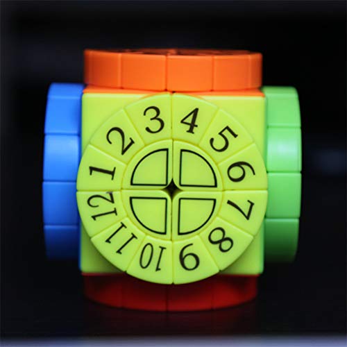 Máquina de Tiempo del Cubo de la Velocidad, Romana Doce Constelación Cubo en Relieve Puzzle para niños en Relieve - Caja de Pandora,B