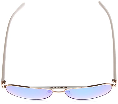 MICHAEL KORS MK5007 Hvar, Gafas de Sol Mujer, Rose Gold White 104525, 59