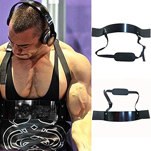 N\A Cinturón de elevación de Pesas para Gimnasio. Ajustable Bombardero de Aluminio Culturismo Pesas Brazo Blaster Flexión de bíceps músculo tríceps Fitness Training Gym Equipment