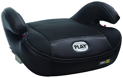 Play Three Fix, Silla de coche grupo 2/3 Isofix, negro