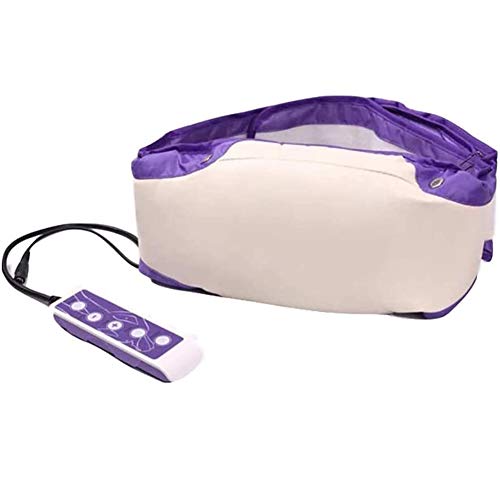 POEO Cinturón Vibratorio Adelgazante, Cinturón Abdominal de Masaje para Las Mujeres, Cinturón de Sauna con Sistema de Calor Mejorar La Circulación Sanguínea para Mujeres y Hombres