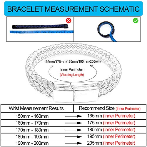 Pulseras Brazalete Joyería Mujer Pulsera De Cuero con Hebilla De Color Plateado para Hombre, Joyería De Moda con Patrón De Barco para Regalos De Cumpleaños-Black_Wearing_Length_195Mm