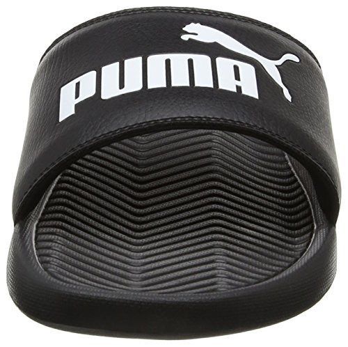 PUMA Popcat, Chanclas de Playa y Piscina Unisex Adulto, Negro (Black/Black/White), 40.5 EU