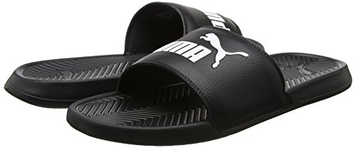 PUMA Popcat, Chanclas de Playa y Piscina Unisex Adulto, Negro (Black/Black/White), 40.5 EU