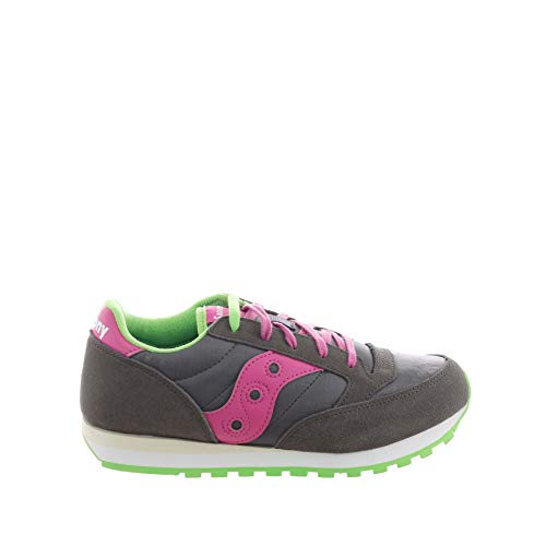 Saucony Jazz Original Gry/Pnk/Grn, Sneakers Stringata (35.5 EU)