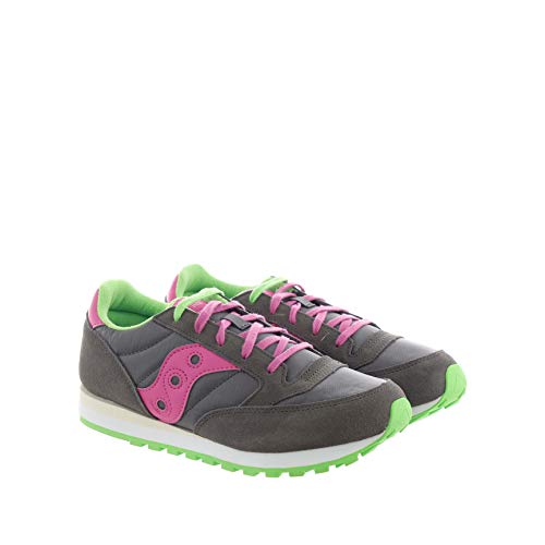 Saucony Jazz Original Gry/Pnk/Grn, Sneakers Stringata (35.5 EU)