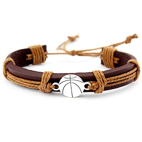 SZNES Pulsera Calistenia Pulseras De Cuero Mujer Hombre Unisex