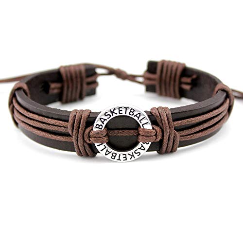 SZNES Pulsera Calistenia Pulseras De Cuero Mujer Hombre Unisex